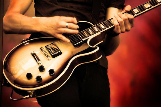 Live Rock Concert Poster | Guitarist Wall Art | Music Room Decor