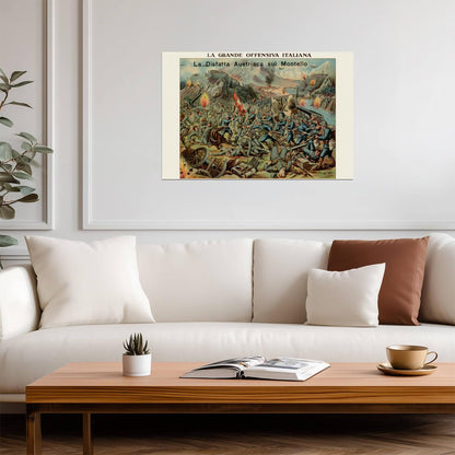 "La Grande Offensiva" | Great Italian Offensive | WWI Propaganda Poster - Vintage & Retro Poster
