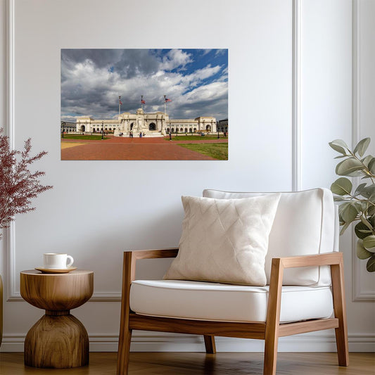 Washington D.C. Union Station | Architecture Photography Print | City Landmark Poster