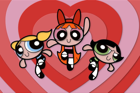The Powerpuff Girls | 90s Cartoon Poster | Animated TV Show Wall Art