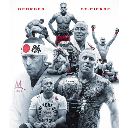 Georges St-Pierre "GSP" | UFC Champion Poster | MMA Legend Wall Art