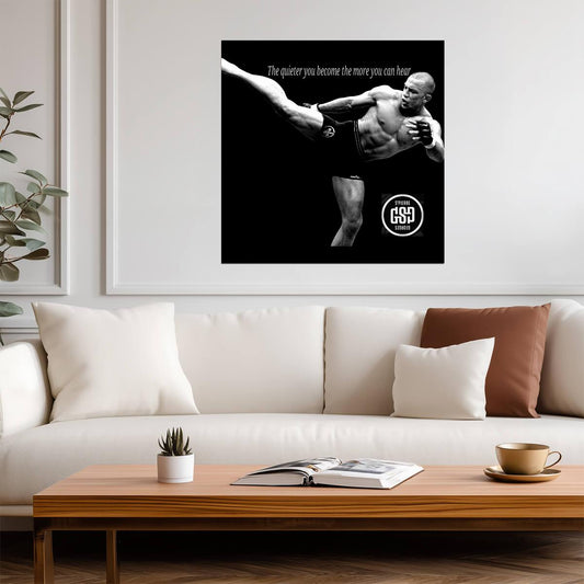 Georges St-Pierre | MMA Fighter Poster | GSP Motivational Sports Art