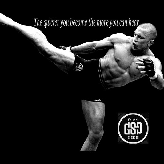 Georges St-Pierre | MMA Fighter Poster | GSP Motivational Sports Art