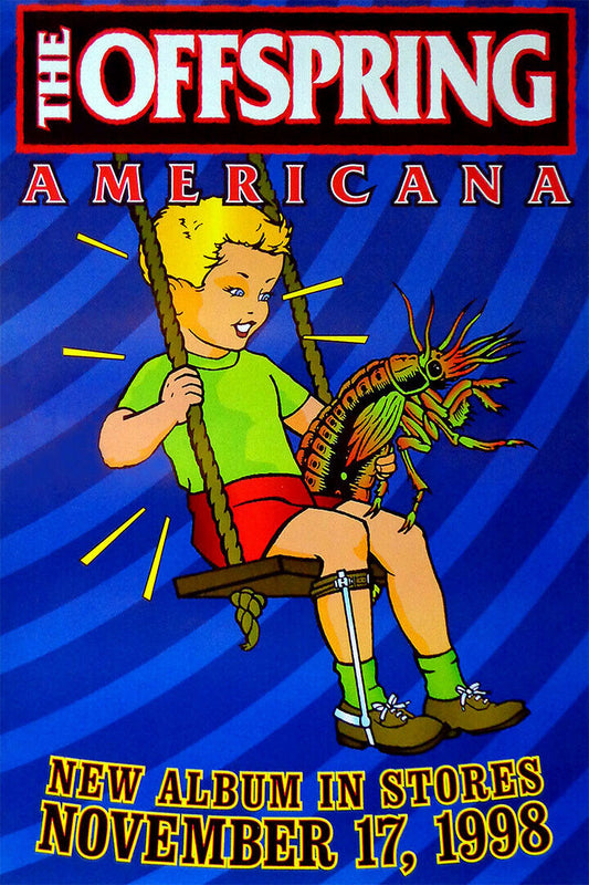 The Offspring Americana | Album Cover Poster | 90s Punk Rock Art