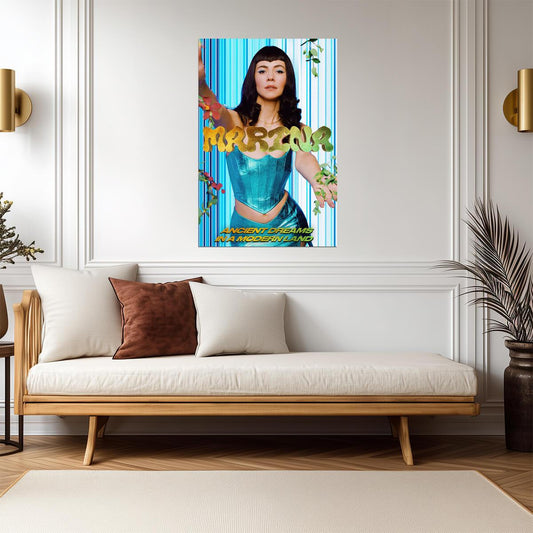 Marina Ancient Dreams In A Modern Land | Album Cover Poster | Pop Music Wall Art