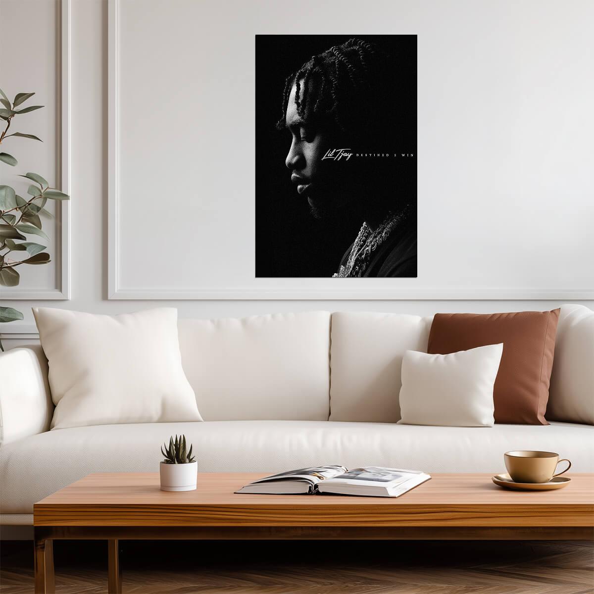 Lil Tjay Destined 2 Win | Album Cover Poster | Hip Hop Wall Art