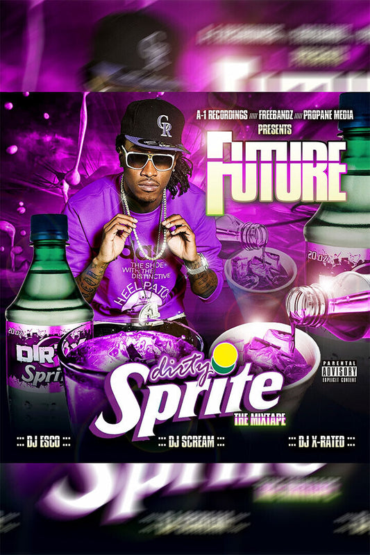 Future Dirty Sprite | Album Cover Poster | Hip Hop Wall Art