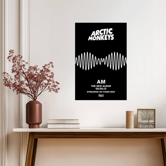 Arctic Monkeys AM | Album Cover Poster | Indie Rock Wall Art