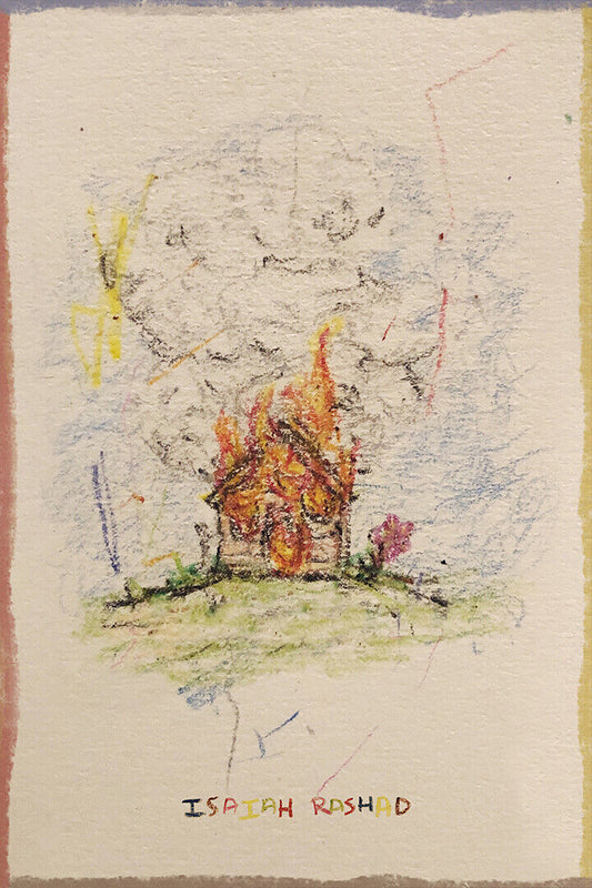 Isaiah Rashad The House Is Burning | Album Cover Poster | Hip Hop Wall Art