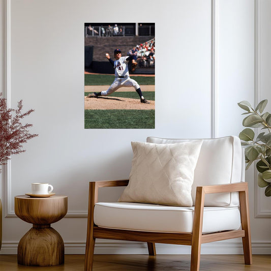 Tom Seaver New York Mets | Vintage Baseball Poster | Legendary Pitcher Photo - Sports Poster