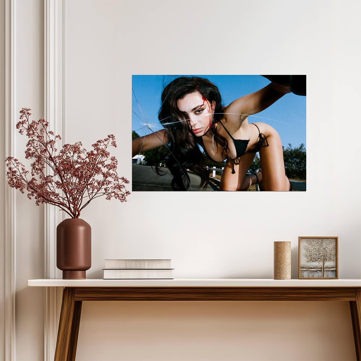Charli XCX Crash | Album Cover Poster | Dance-Pop Wall Art
