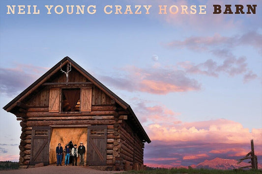 Neil Young & Crazy Horse Barn | Album Cover Poster | Folk Rock Wall Art