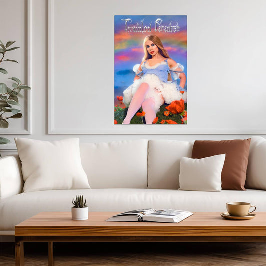 Slayyyter Troubled Paradise | Album Cover Poster | Pop Music Wall Art