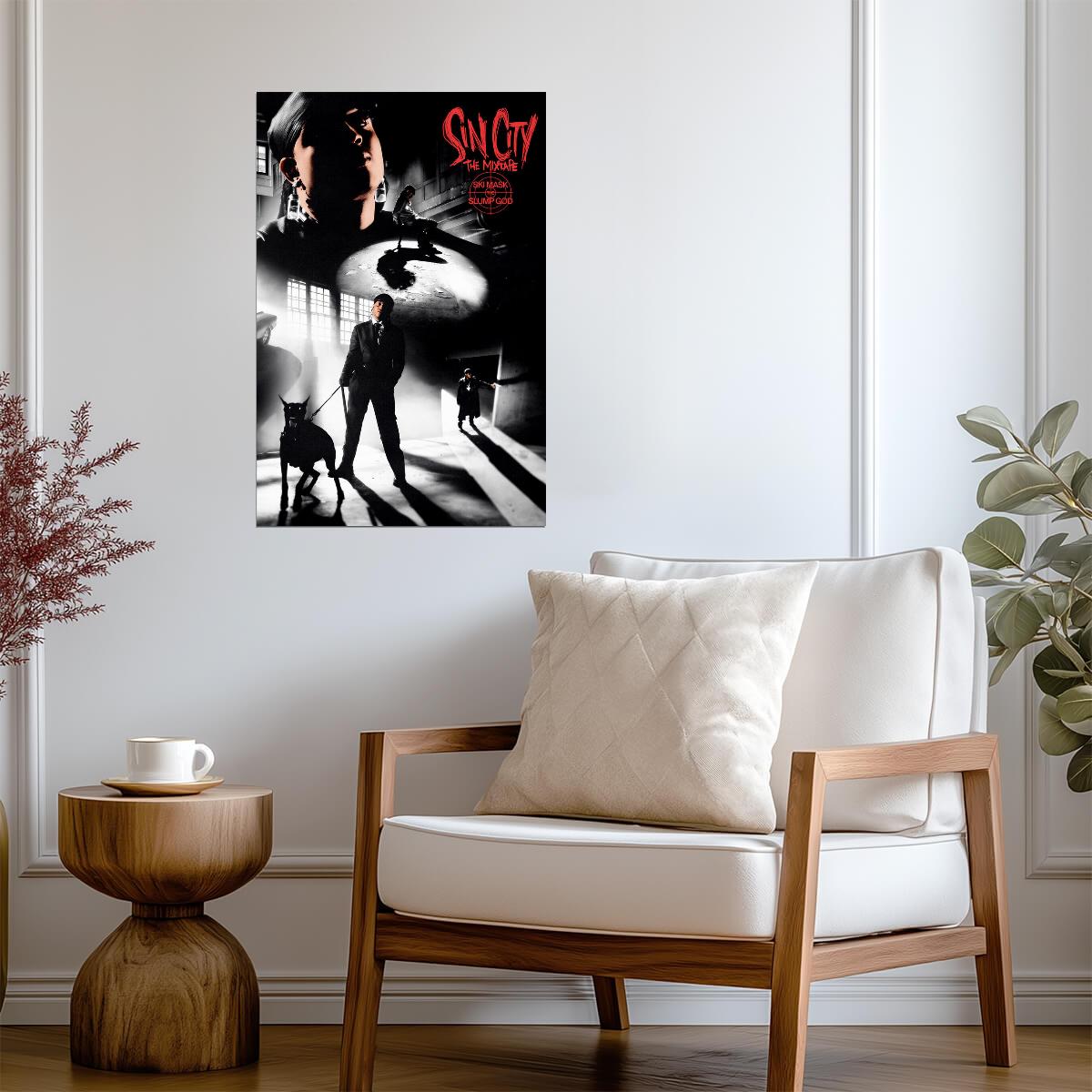 Ski Mask the Slump God Sin City The Mixtape | Album Cover Poster | Hip Hop Wall Art