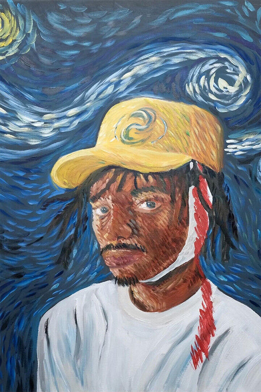 Zelooperz Van Gogh's Left Ear | Album Cover Poster | Abstract Hip Hop Art