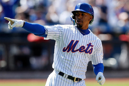 Francisco Lindor New York Mets | Game Action Photo | Baseball Player Poster - Sports Poster