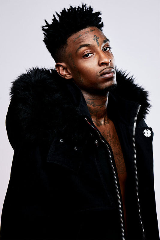 21 Savage | Rapper Portrait | Hip Hop Music Poster