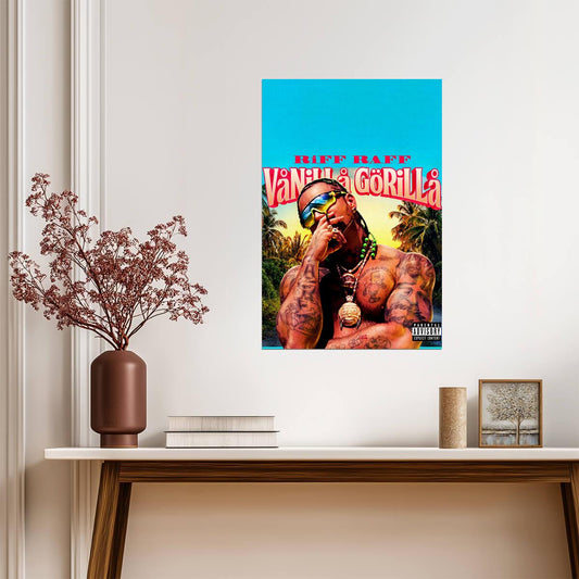 Riff Raff Vanilla Gorilla | Album Cover Poster | Hip Hop Wall Art