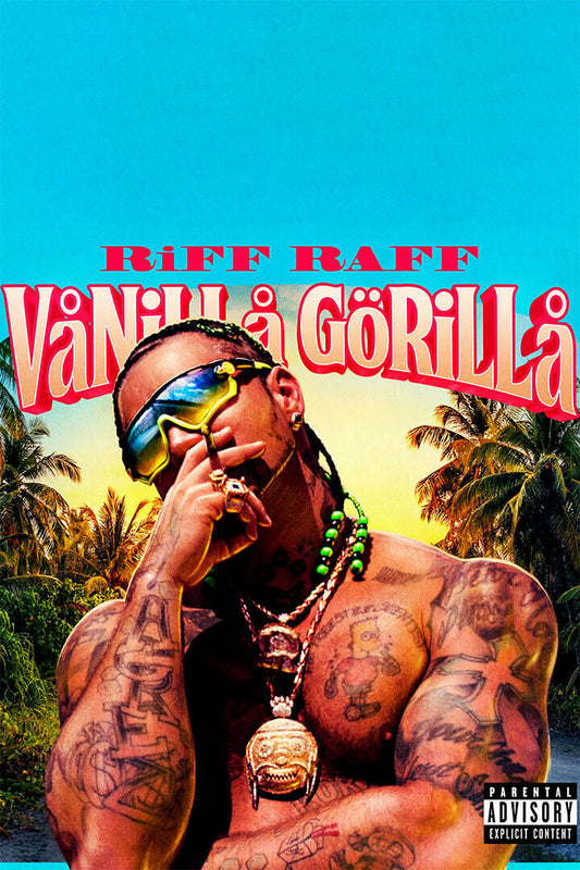 Riff Raff Vanilla Gorilla | Album Cover Poster | Hip Hop Wall Art