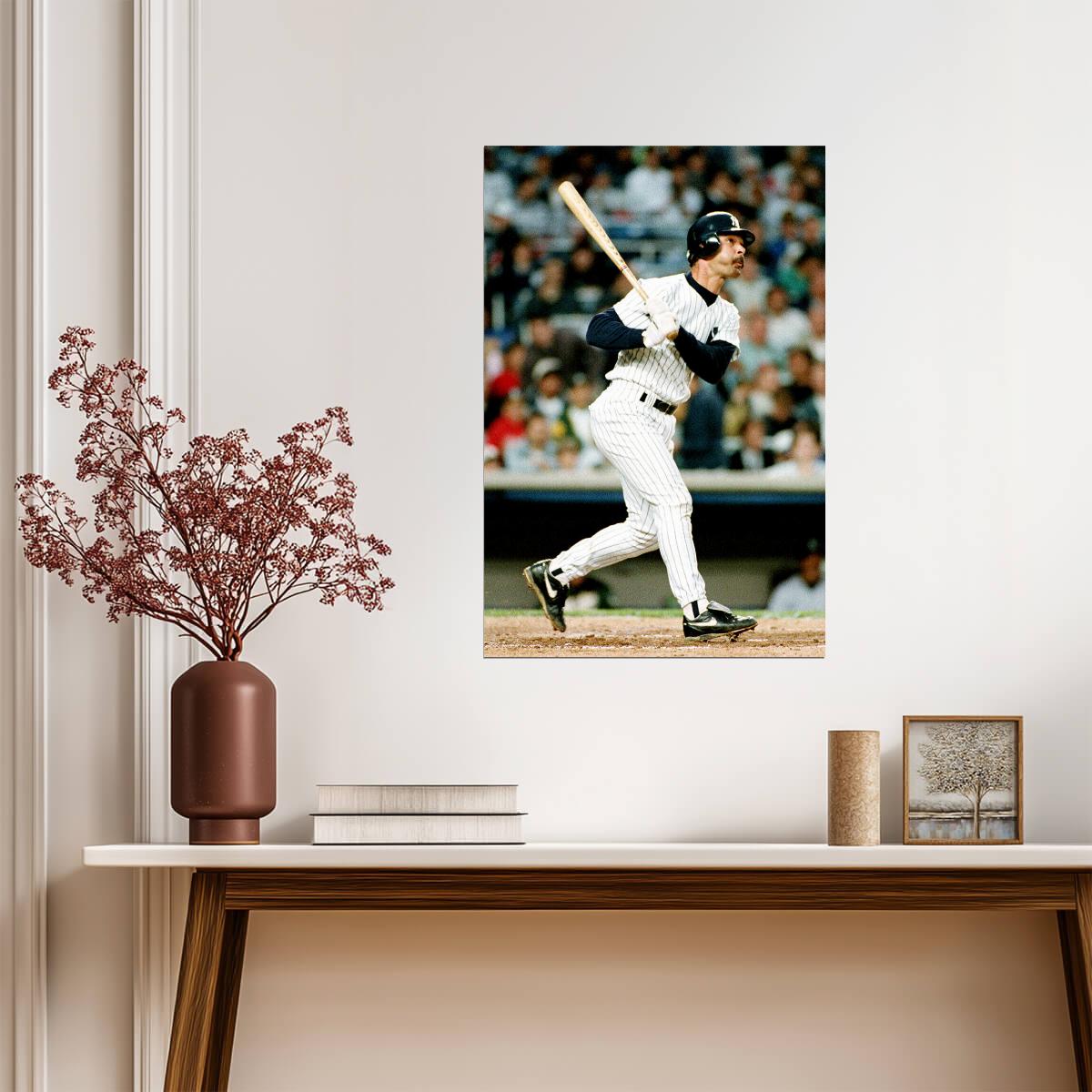 Don Mattingly New York Yankees | Classic At Bat Stance | Vintage Baseball Poster - Sports Poster