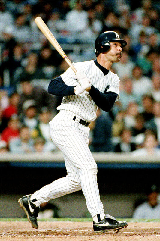 Don Mattingly New York Yankees | Classic At Bat Stance | Vintage Baseball Poster - Sports Poster