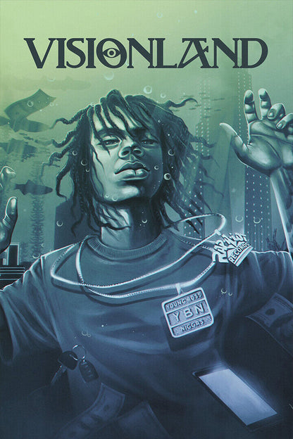YBN Nahmir Visionland | Album Cover Poster | Hip Hop Wall Art