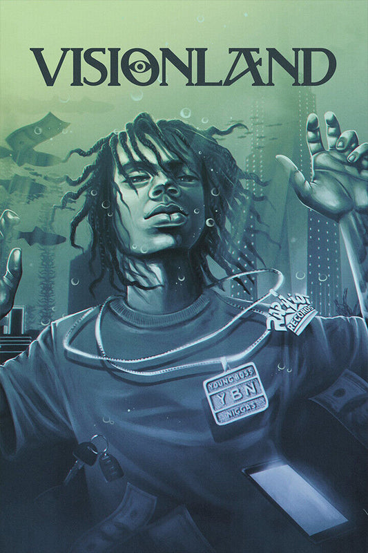 YBN Nahmir Visionland | Album Cover Poster | Hip Hop Wall Art
