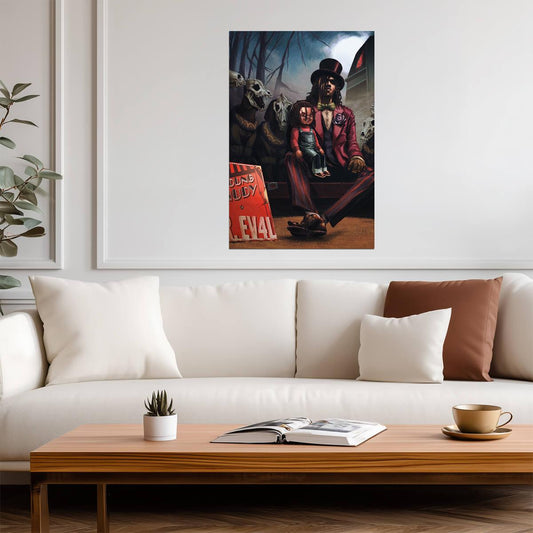 Young Nudy Dr. Ev4l | Album Cover Poster | Hip Hop Wall Art