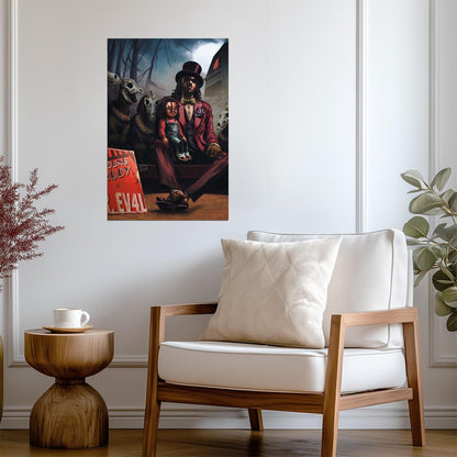 Young Nudy Dr. Ev4l | Album Cover Poster | Hip Hop Wall Art