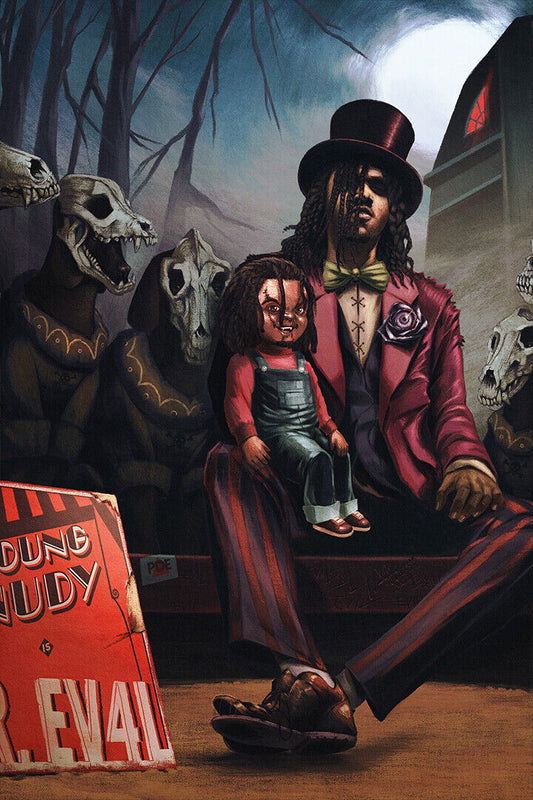 Young Nudy Dr. Ev4l | Album Cover Poster | Hip Hop Wall Art