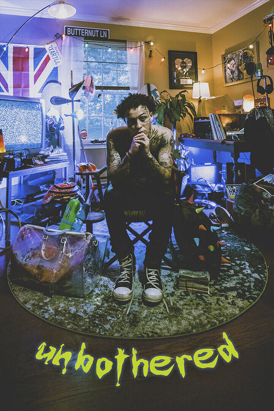 Lil Skies Unbothered | Album Cover Poster | Hip Hop Wall Art