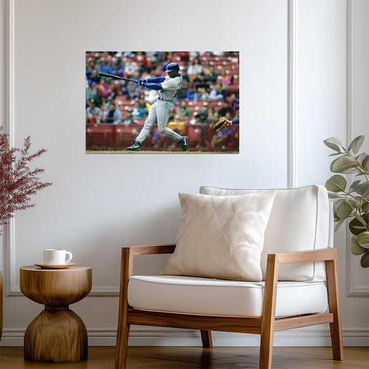 Ken Griffey Jr. Seattle Mariners | Iconic Swing Photo | Baseball Legend Poster - Sports Poster