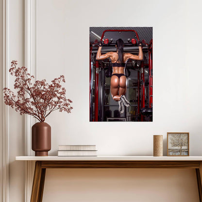 Sexy Female Athlete | Fitness Photography | Gym Motivation Poster - Sports Poster
