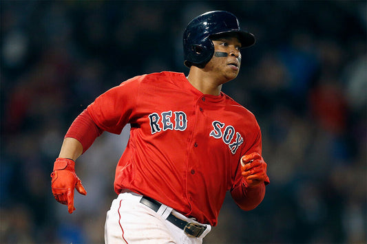 Rafael Devers Boston Red Sox | Game Action Photo | Baseball Player Poster - Sports Poster