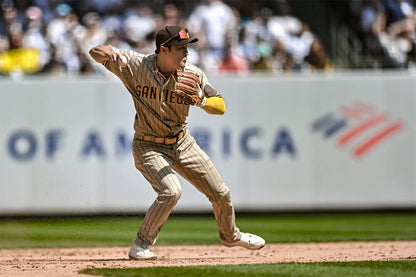 Kim Ha-seong San Diego Padres | Fielding Action Photo | Baseball Infielder Poster - Sports Poster