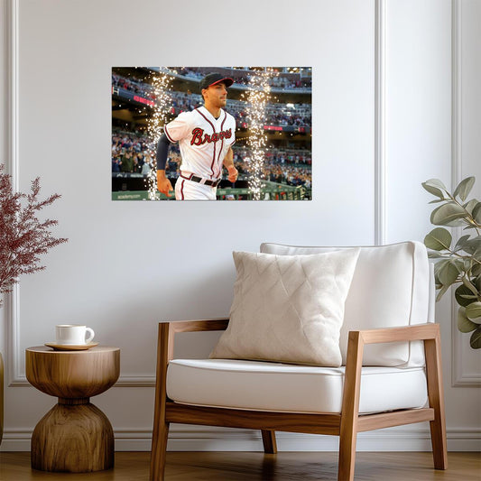 Matt Olson Atlanta Braves | Field Entrance Photo | Baseball Player Poster - Sports Poster