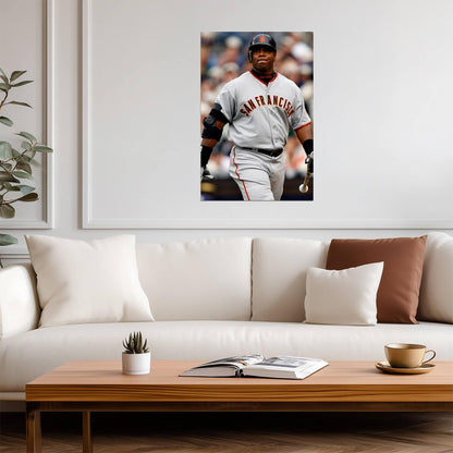 Barry Bonds San Francisco Giants | Vintage Baseball Photo | Sports Legend Poster - Sports Poster