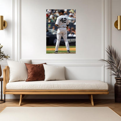 Mariano Rivera New York Yankees | Number 42 Jersey | Baseball Legend Poster - Sports Poster
