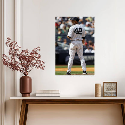 Mariano Rivera New York Yankees | Number 42 Jersey | Baseball Legend Poster - Sports Poster