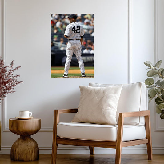 Mariano Rivera New York Yankees | Number 42 Jersey | Baseball Legend Poster - Sports Poster
