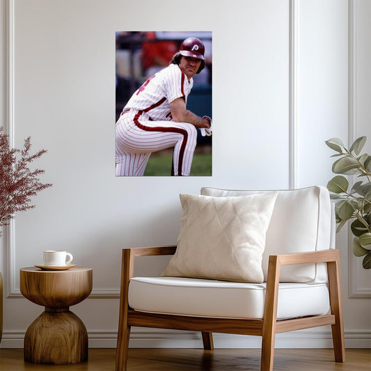 Pete Rose Cincinnati Reds | 4192 Hit Record | Historic Baseball Moment Poster - Sports Poster