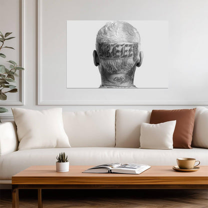 Chris Brown Breezy | Album Cover Poster | R&B Music Wall Art