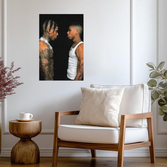 NLE Choppa Me Vs. Me | Album Cover Poster | Hip Hop Wall Art