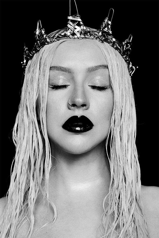 Christina Aguilera Liberation Era | Regal Crown Portrait | Pop Star Wall Poster