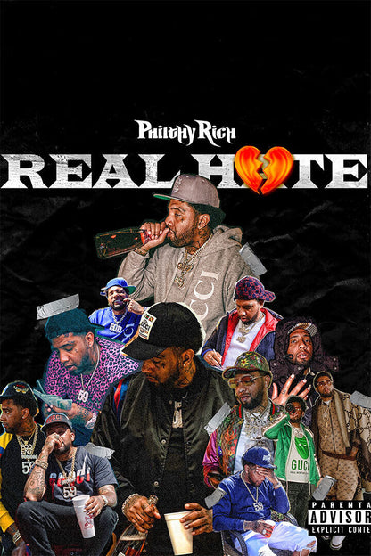 Philthy Rich Trip'n 4 Life | Album Cover Poster | Hip Hop Wall Art