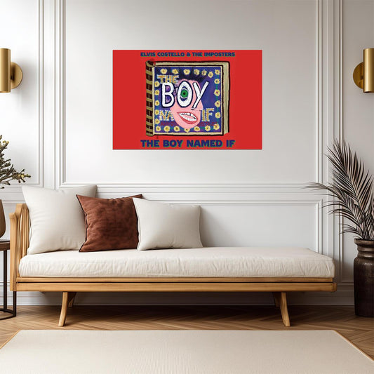 Elvis Costello & The Imposters The Boy Named If | Album Cover Poster | Rock Music Wall Art