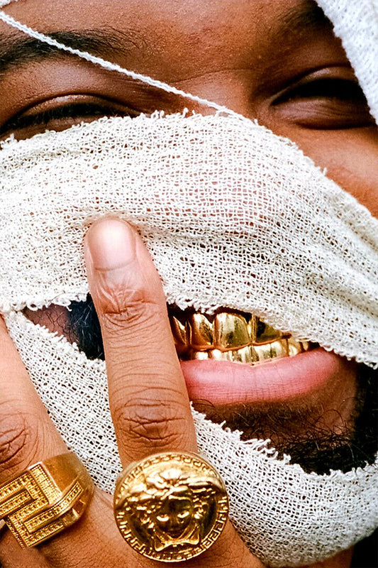 Genesis Owusu Smiling with No Teeth | Album Cover Poster | Hip Hop Wall Art