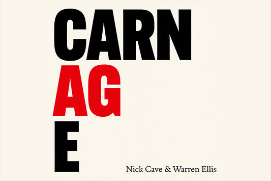 Nick Cave & Warren Ellis Carnage | Album Cover Poster | Alternative Rock Wall Art