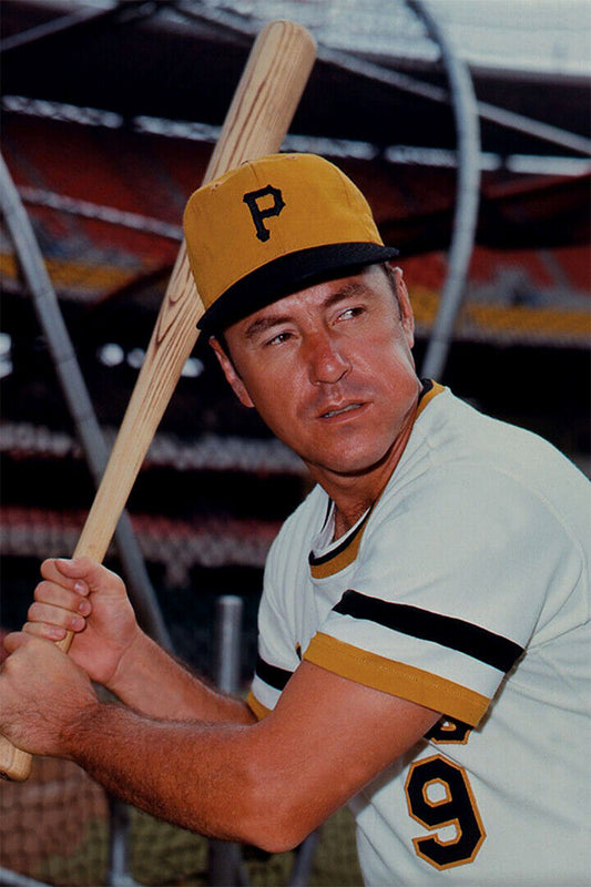 Bill Mazeroski Pittsburgh Pirates | Vintage Player Portrait | Baseball Legend Poster - Sports Poster