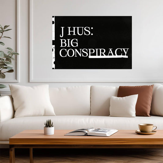 J Hus Big Conspiracy | Album Cover Poster | UK Hip Hop Wall Art